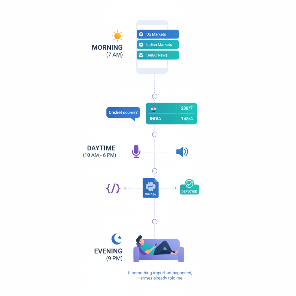 Daily Workflow Infographic